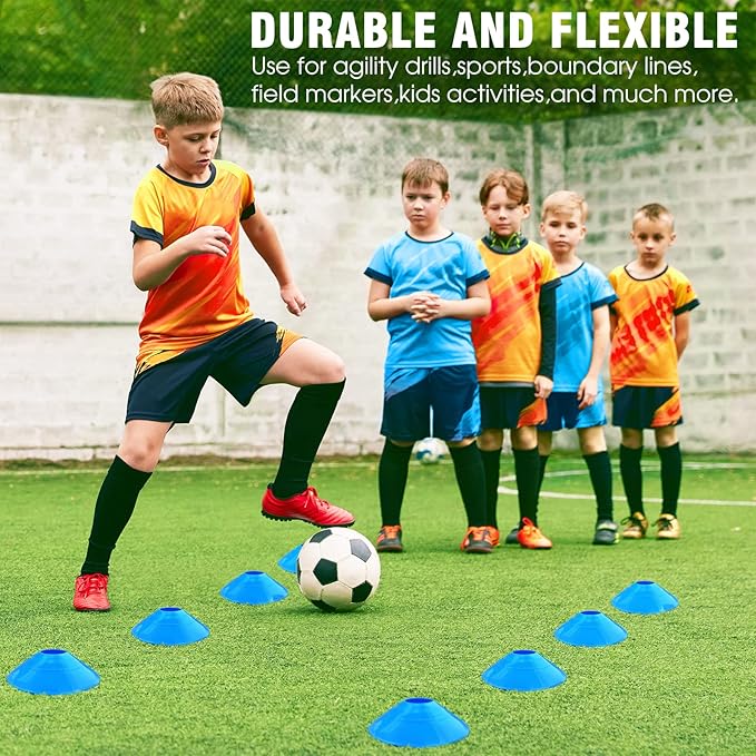 Agility Ladder Speed Training Equipment Set-20ft Agility Ladder,12 Soccer Cones,4 Hurdles, Jump