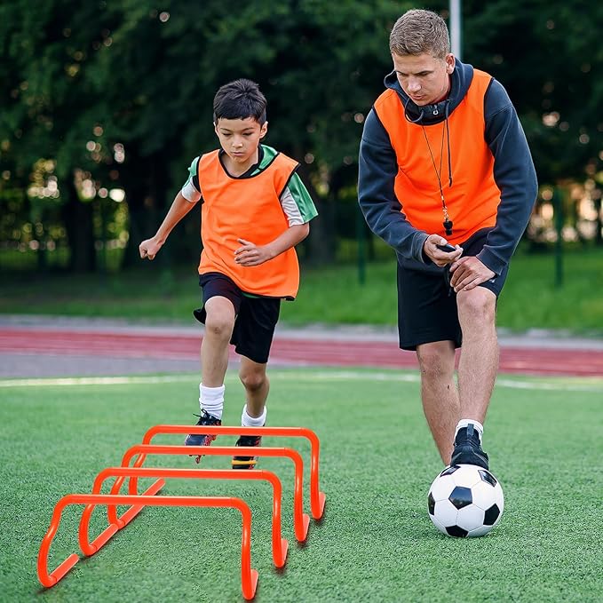 5 Pcs Speed Agility Training Hurdles Detachable Durable Equipment Plyometric and All Purpose Speed
