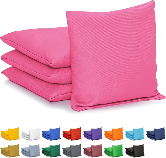 GoSports Classic Cornhole Bean Bags Set of 4-16 Colors Available - Regulation All Weather, Mix and