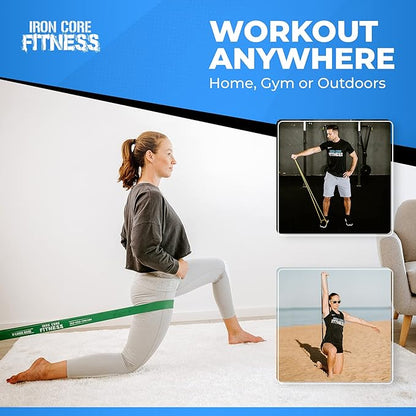 Pull Up Assistance Resistance Bands - Long Loop Power Bands for Men and Women - Strength Power