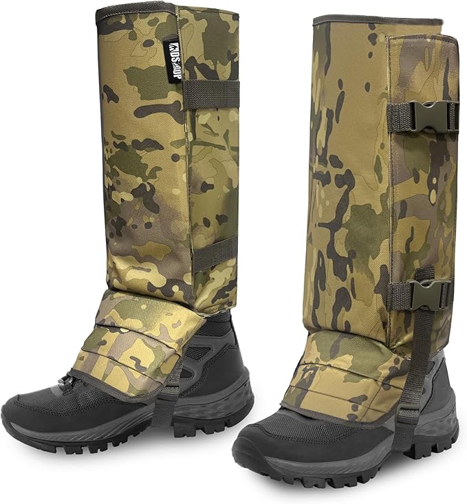 Snake Gaiters Leg Guards, Waterproof Snake Guards, Adjustable Snake Bite Protection for Lower Legs