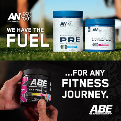 All Black Everything Pre Workout Powder | 30 Servings | Baddy Berry | 350mg Caffeine | Nootropic