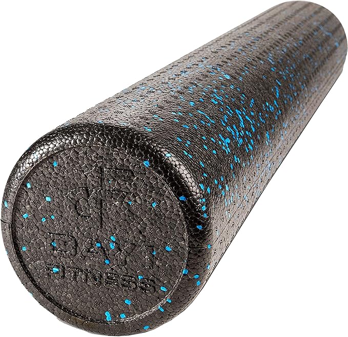 High-Density Round Foam Rollers - 4 Size and 8 Color Options - Massage Rollers for Stretching, Deep