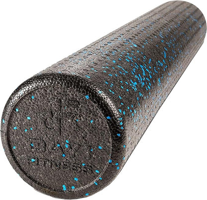 High-Density Round Foam Rollers - 4 Size and 8 Color Options - Massage Rollers for Stretching, Deep