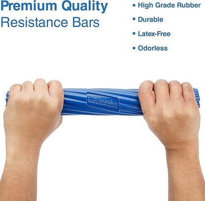FlintRehab Flex Bars for Physical Therapy (3 Pack), Hand therapy Flex Bar, Resistance Bar for