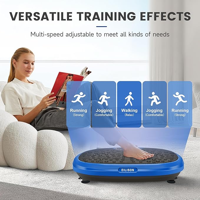 EILISON FitMaxx 3D XL Vibration Plate Exercise Machine - Whole Body Workout Vibration Platform