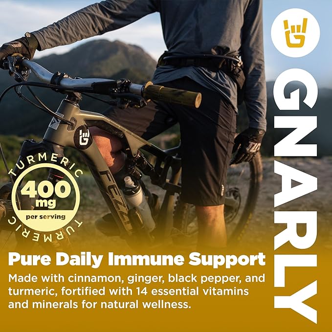 Gnarly Nutrition Golden Milk Plant-Based Protein Blend ??Vegan Powder for Smoothies ??Dairy-Free