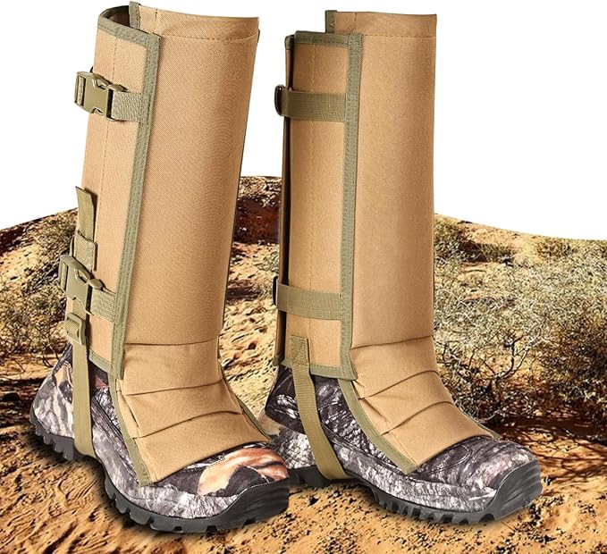 Snake Gaiters Waterproof Lower Legs Snake Guards Snake Guards Bite Protection Adjustable Snake