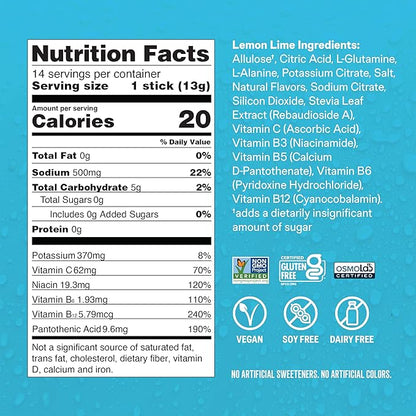 Liquid I.V. Sugar-Free Hydration Multiplier - Lemon Lime – Hydration Powder Packets | Electrolyte