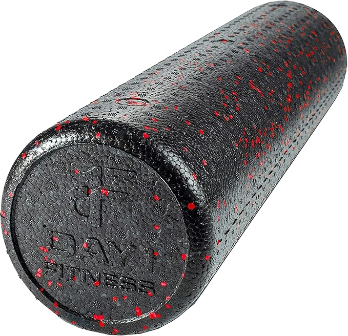 High-Density Round Foam Rollers - 4 Size and 8 Color Options - Massage Rollers for Stretching, Deep