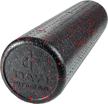 High-Density Round Foam Rollers - 4 Size and 8 Color Options - Massage Rollers for Stretching, Deep