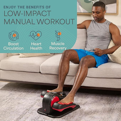 Lifepro Under Desk Elliptical Exercise Machine with or without Red Light, Seated Pedal Exerciser