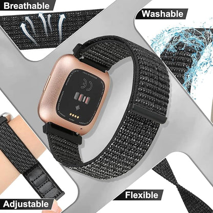 Tiptops 3 Pack Bands Compatible with Fitbit Versa 2/Fitbit Versa/Versa Lite/Versa SE for Women Men