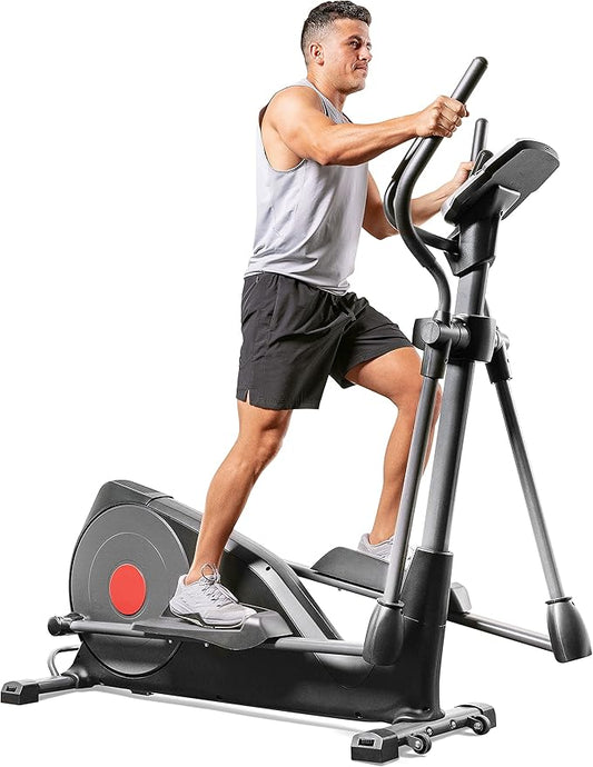 Sunny Health & Fitness Full Body Workout Elliptical Trainer with Digital Performance Monitor, Low