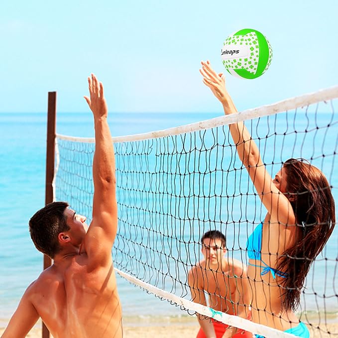 Beach Volleyball Official Size 5 Soft Waterproof Volleyball Sand Sports PU Ball for Indoor