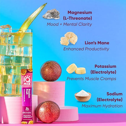 IQMIX Hydration Electrolyte Powder – 4-in-1 Formula for Hydration, Mental Clarity, Mood and