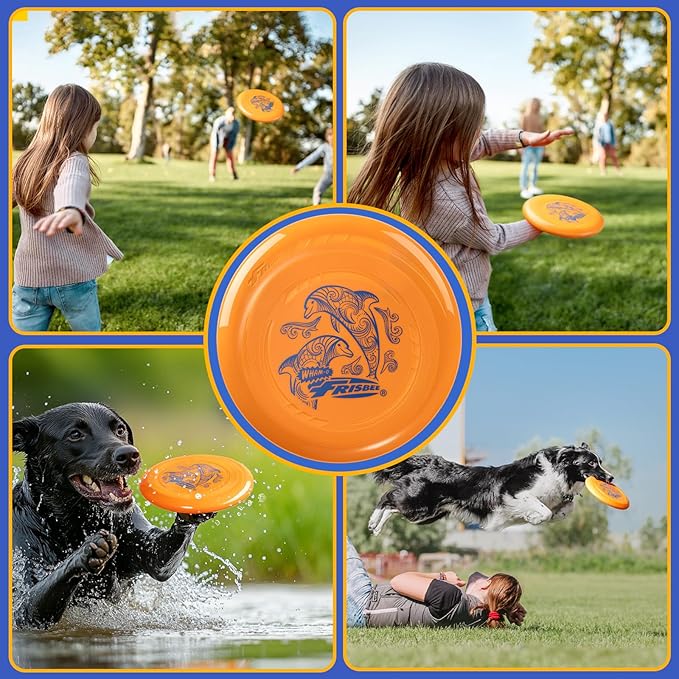 Wham-O Frisbee Go Flying Disc, 9 Inch Lightweight Sports Disc for Beginners Outdoor Beach Backyard