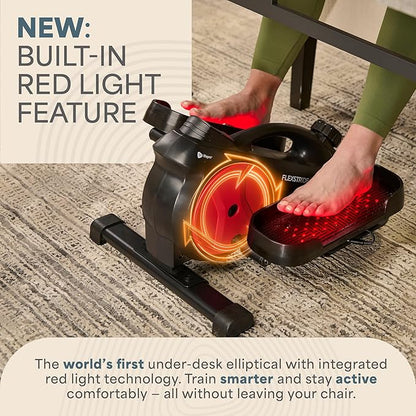 Lifepro Under Desk Elliptical Exercise Machine with or without Red Light, Seated Pedal Exerciser