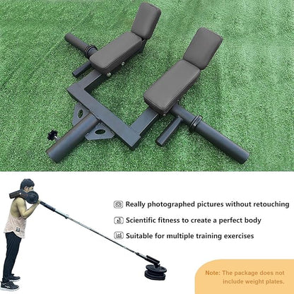 Viking Press Landmine Handle for 2-Inch Barbell, Hack Squat T-Bar Row Attachment Strength Training