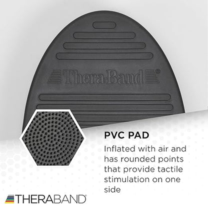THERABAND Stability Trainer Pad, Advanced Level, Extra Soft, Black Foam Balance Pad for Physical