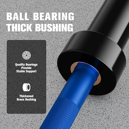 RITFIT Olympic Barbell 4ft/4.8ft/6ft - 2 Inch Weight Bar for Strength Training, Weightlifting