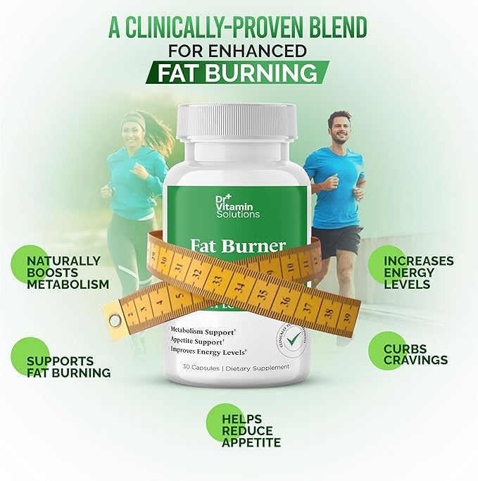 DR VITAMIN SOLUTIONS Fat Burner & Appetite Control Weight Loss Supplements for Women & Men