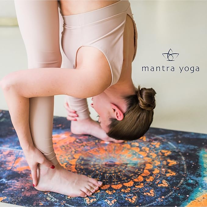 Mantra Yoga Travel PRO 1.5mm - Foldable Fitness & Exercise Mat with Bag | Lightweight, Compact &