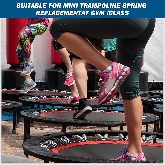 Tudomro Trampoline Springs Replacement - Heavy Duty Stainless Steel Weather Resistant Metal
