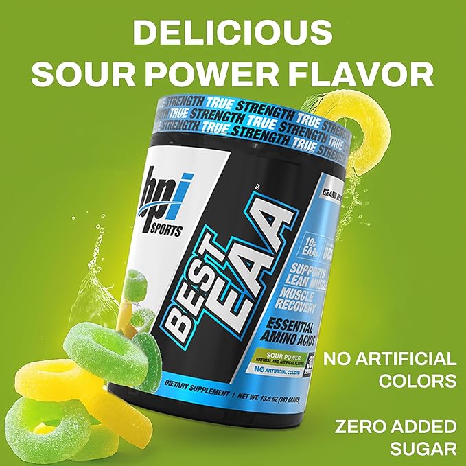BPI Sports Essential Amino Acids EAA Powder - Pre, Intra & Post Workout Drink - BCAA Powder for Men