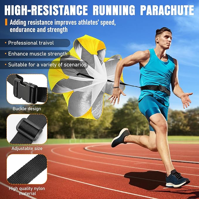 Agility Ladder, Speed Training Equipment Set, 20ft Agility Ladder, 12 Soccer Cones, 4 Hurdles, Jump