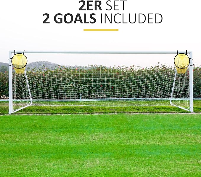 PodiuMax Top Bins Soccer Target Goal, Easy to Attach and Detach to The Goal, Set of 2, for Shooting