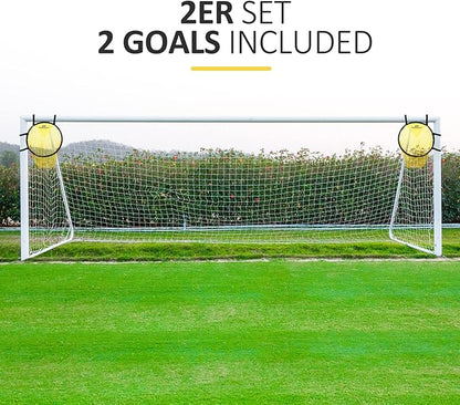 PodiuMax Top Bins Soccer Target Goal, Easy to Attach and Detach to The Goal, Set of 2, for Shooting