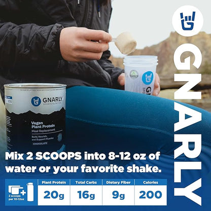Gnarly Nutrition Vegan Plant Protein ??Chocolate Vegan Protein Powder, NSF Sport Certified ??Meal
