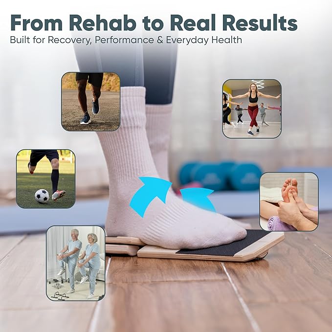 Balance Board ??Foot & Ankle Strengthener | Plantar Fasciitis Relief, Achilles Tendonitis &
