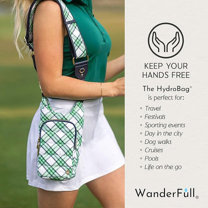 WanderFull® Original HydroBag® Collection, Water Bottle Holder w/Strap & Phone Pocket, Hands-Free