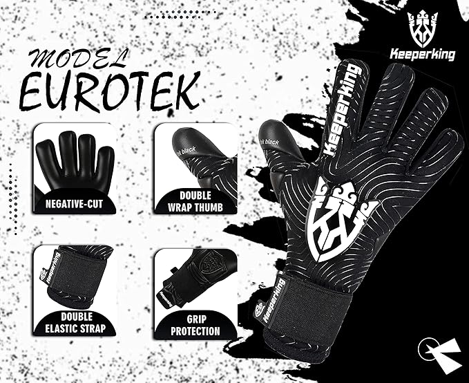 Professional Soccer Goalie Gloves Kids, Boys, Youth, Adult, Men- Football Goalkeeper Glove Strong