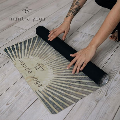 Mantra Yoga Travel PRO 1.5mm - Foldable Fitness & Exercise Mat with Bag | Lightweight, Compact &