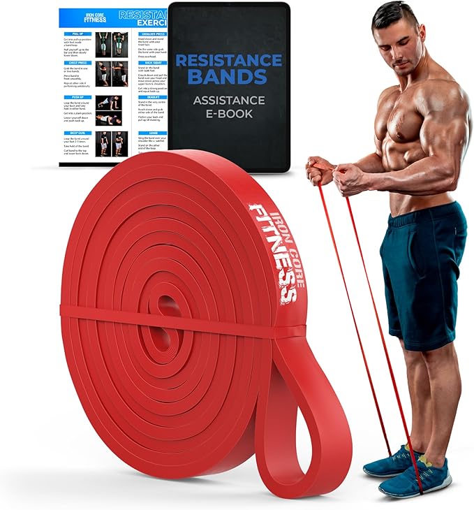 Pull Up Assistance Resistance Bands - Long Loop Power Bands for Men and Women - Strength Power