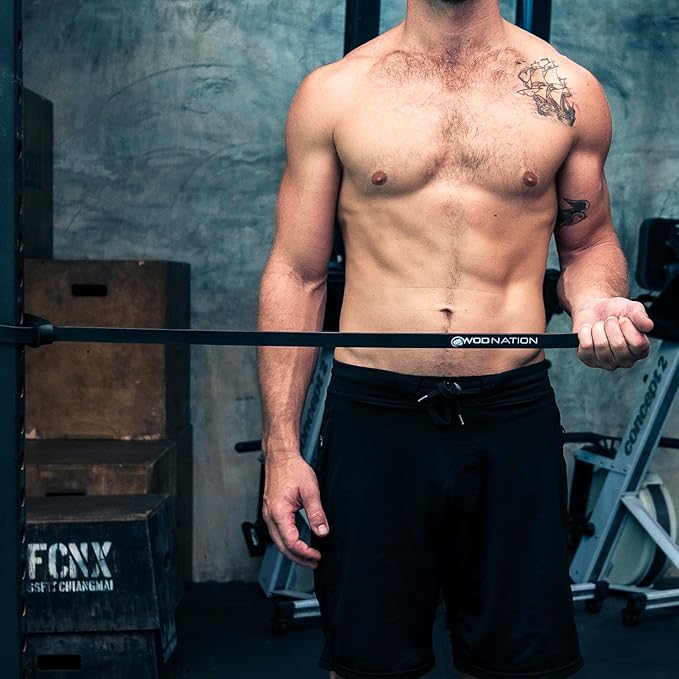 WOD Nation Pull Up Assistance Bands (10-175lbs Band) - Best for Pullup Assist, Chin Ups, Resistance