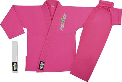Kids Brazilian Jiu Jitsu Gi For Kids BJJ Gi Youth Grappling Kimonos Preshrunk Lightweight Martial