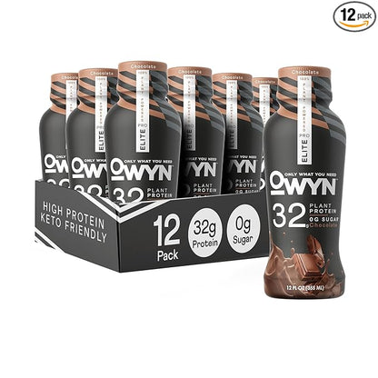 OWYN Only What You Need Pro Elite Vegan High Protein Keto Shake, 32g Protein, 9 Amino Acids