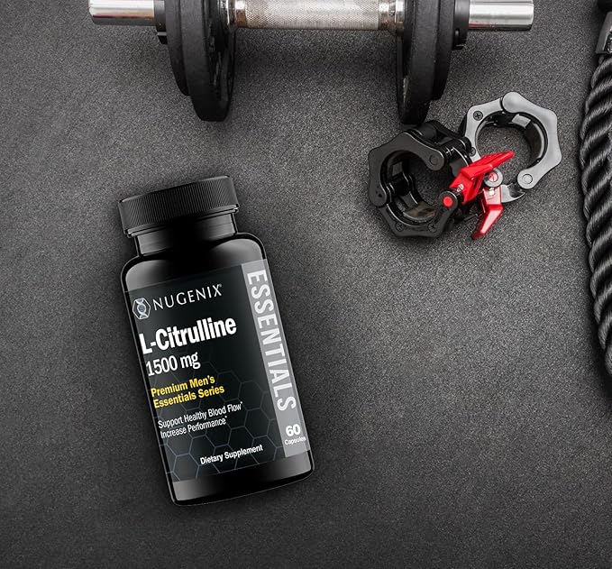 Nugenix Essentials L-Citrulline Supplement for Enhanced Blood Flow and Performance - 1500 mg, 120