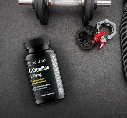 Nugenix Essentials L-Citrulline Supplement for Enhanced Blood Flow and Performance - 1500 mg, 120