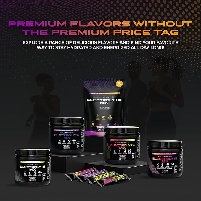 Electrolytes Powder No Sugar- Zero Calorie Hydration Powder | Sugar Free Electrolytes for Fasting
