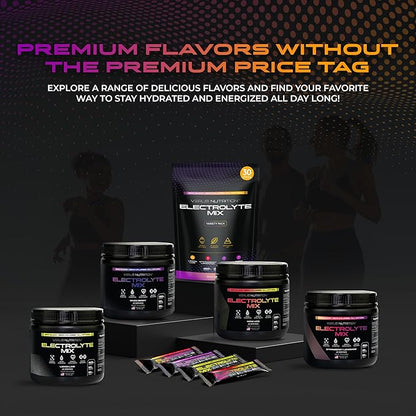 Electrolytes Powder No Sugar- Zero Calorie Hydration Powder | Sugar Free Electrolytes for Fasting