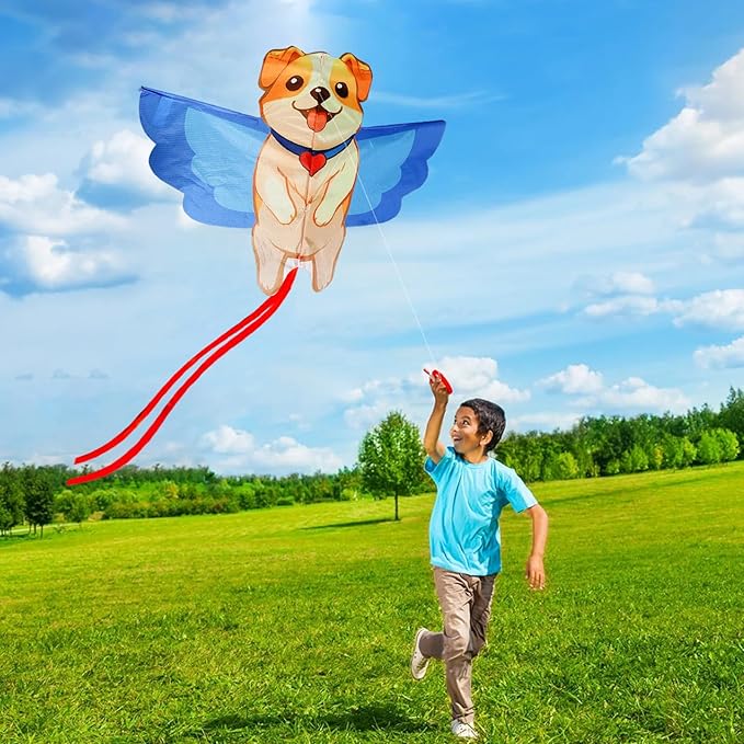 HENGDA KITE Animals Kite for Kids Beginners and Adults Cute Design High Definition Printing Easy to
