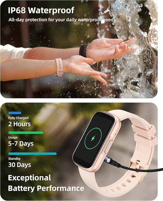 Parsonver Fitness Tracker with Step Counter/Calories/Stopwatch, Health Activity Tracker with Heart