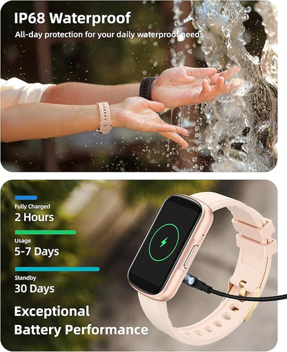 Parsonver Fitness Tracker with Step Counter/Calories/Stopwatch, Health Activity Tracker with Heart