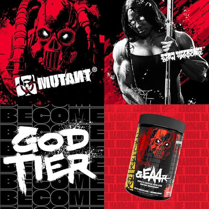 Mutant GEAAR - 9.4g of EAA Powder + Arginine, 7g BCAAs, 4g Leucine, Electrolytes, Coconut Water, 30