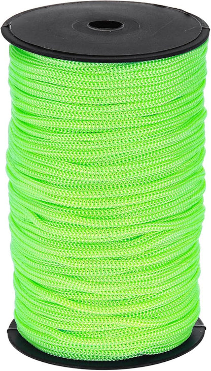 MECCANIXITY 3/16 Inch Polypropylene Rope Braided Ropes, 328ft Nylon Rope Hollow Utility Cord for
